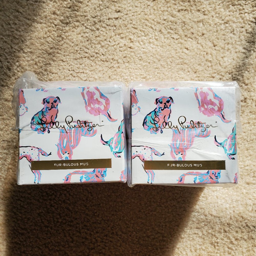 Lilly Pulitzer Furbulous Mug x2